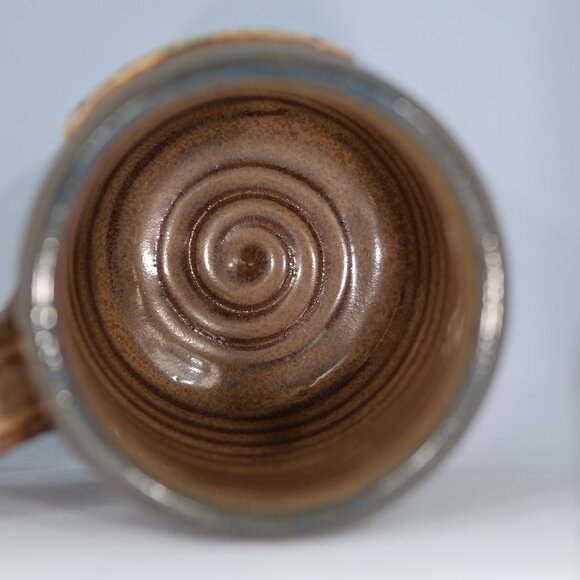 Handmade Ceramic COffee MUg-Bichon Frise Dog Design Rustic Stoneware Pottery Cup - Picture 7 of 7